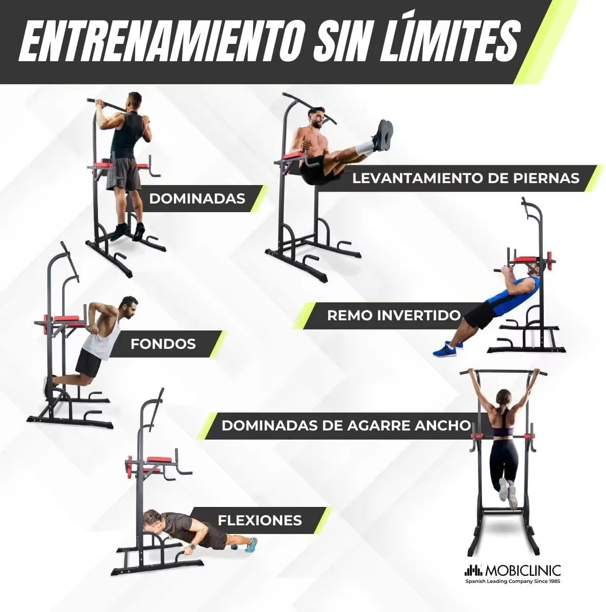 Resistente Torre Multifuncional - Gimnasio En Casa