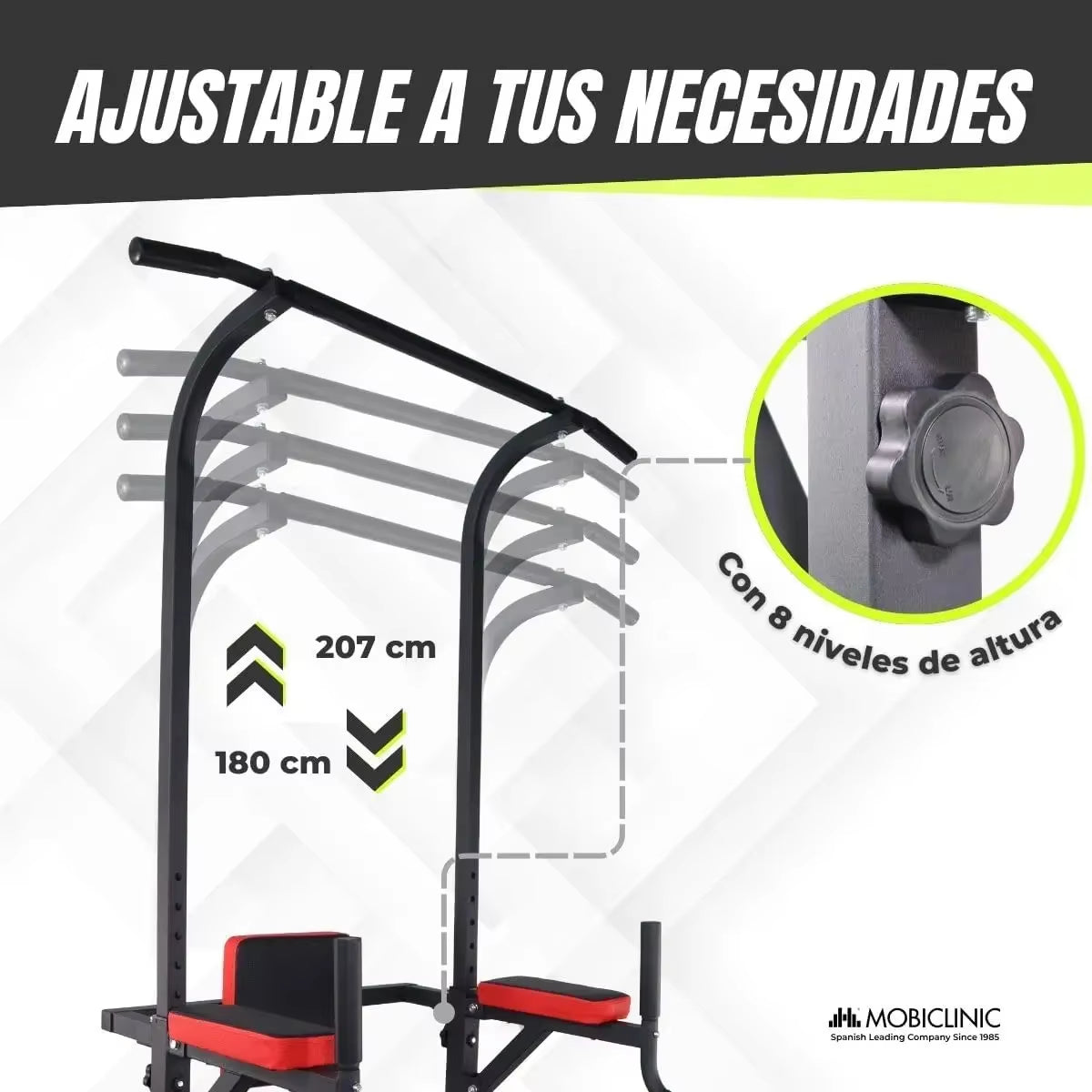 Resistente Torre Multifuncional - Gimnasio En Casa
